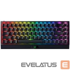 Arvuti klaviatuur Razer BlackWidow V3 Tenkeyless Gaming keyboard, RGB LED light, RU, Black, Wired