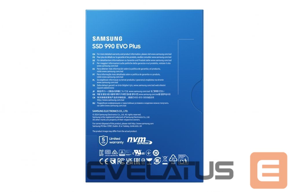 Arvuti komponendid Samsung SAMSUNG SSD 990 EVO Plus 4TB M.2 NVMe