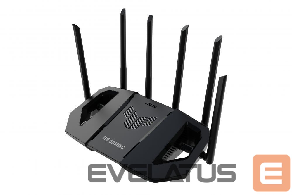 Ruuterid Asus | Dual Band WiFi 7 Extendable Gaming Router | TUF Gaming BE6500 | 802.11be | 6500 Mbit/s | Ethernet LAN (RJ-45) ports 4 | Mesh Support Yes | MU-MiMO Yes | Antenna type External fixed | 1