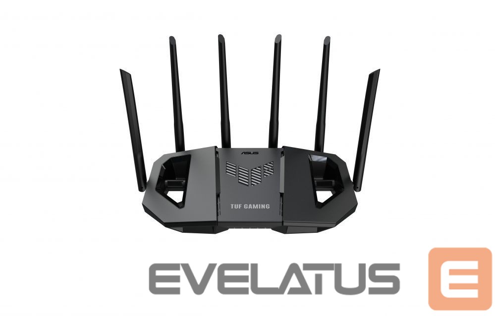 Ruuterid Asus | Dual Band WiFi 7 Extendable Gaming Router | TUF Gaming BE6500 | 802.11be | 6500 Mbit/s | Ethernet LAN (RJ-45) ports 4 | Mesh Support Yes | MU-MiMO Yes | Antenna type External fixed | 1