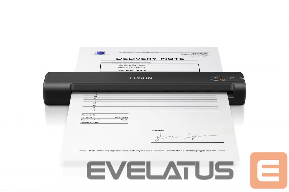 Printerid EPSON Wireless Mobile Scanner WorkForce ES-50 Colour, Document