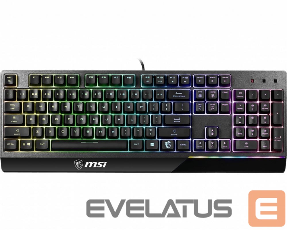 Arvuti klaviatuur MSI Vigor GK30 Gaming Keyboard, US Layout, Wired, Black