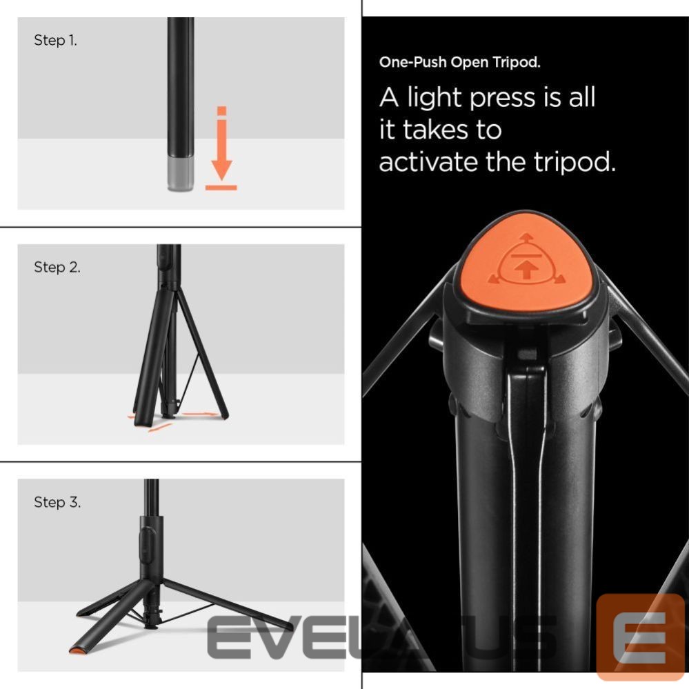 Muud kaubad Spigen Spigen S541W Bluetooth Selfie Stick - Black