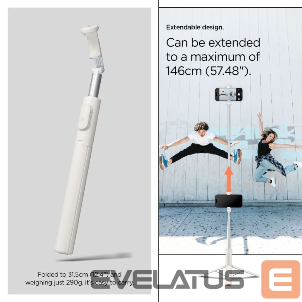 Muud kaubad Spigen Spigen S541W Bluetooth Selfie Stick - White
