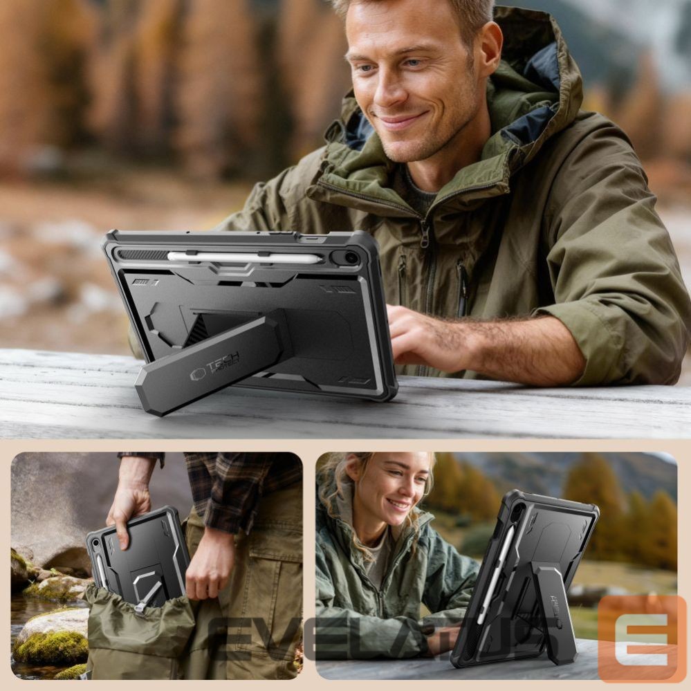 Muud kaubad Tech-Protect Tech-Protect Kevlar Pro Case for Samsung Galaxy Tab S9 - Black
