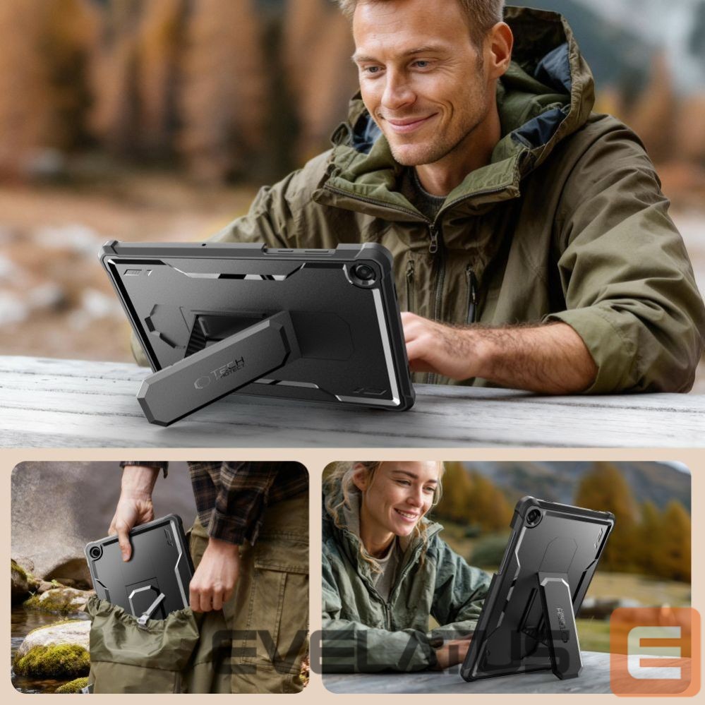 Muud kaubad Tech-Protect Tech-Protect Kevlar Pro Case for Samsung Galaxy Tab A9+ / A11+ - Black