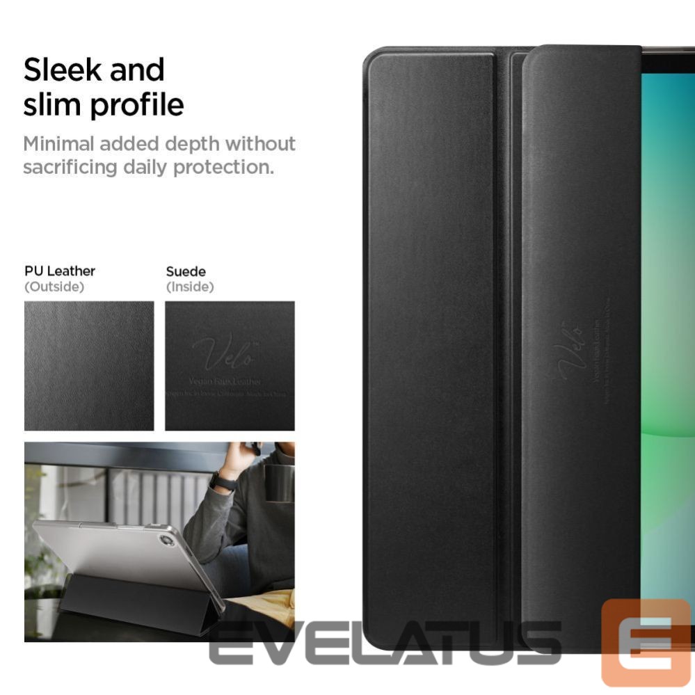 Muud kaubad Spigen Spigen Smart Fold Case for Samsung Galaxy Tab A9+ / A11+ - Black
