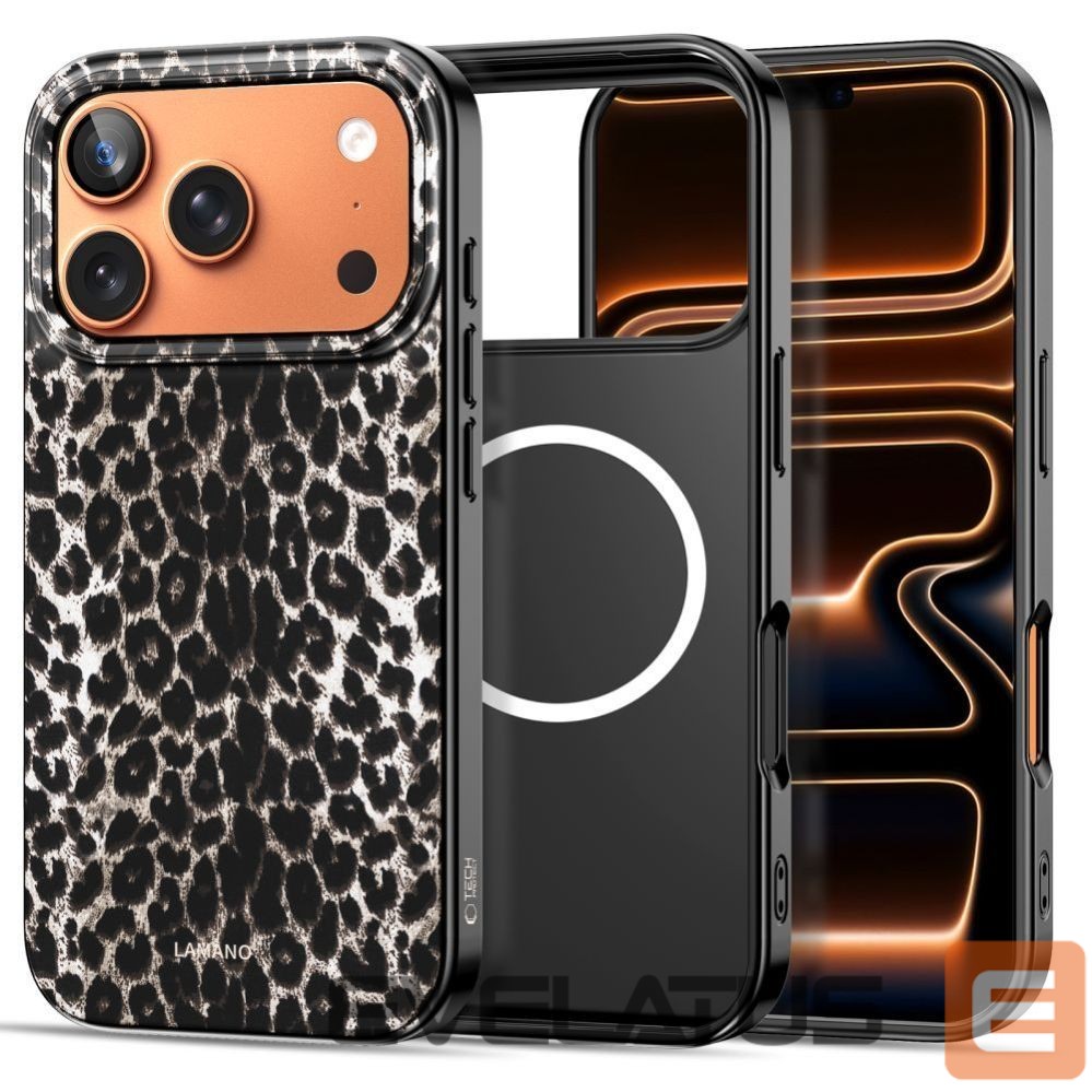 Muud kaubad Tech-Protect Tech-Protect Lamano MagSafe case for iPhone 17 Pro Max - black and brown