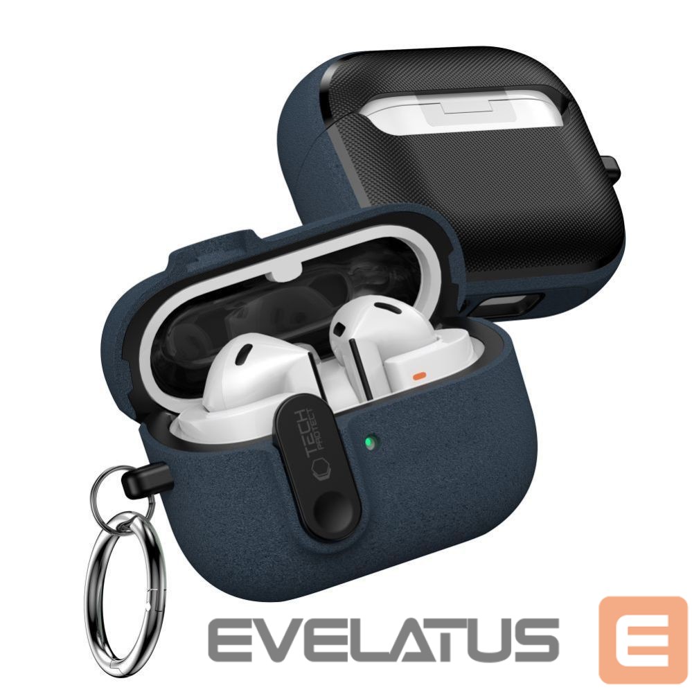 Muud kaubad Tech-Protect Tech-Protect Slim Hook Case for Samsung Galaxy Buds 3 / 3 FE / 3 Pro - Navy Blue