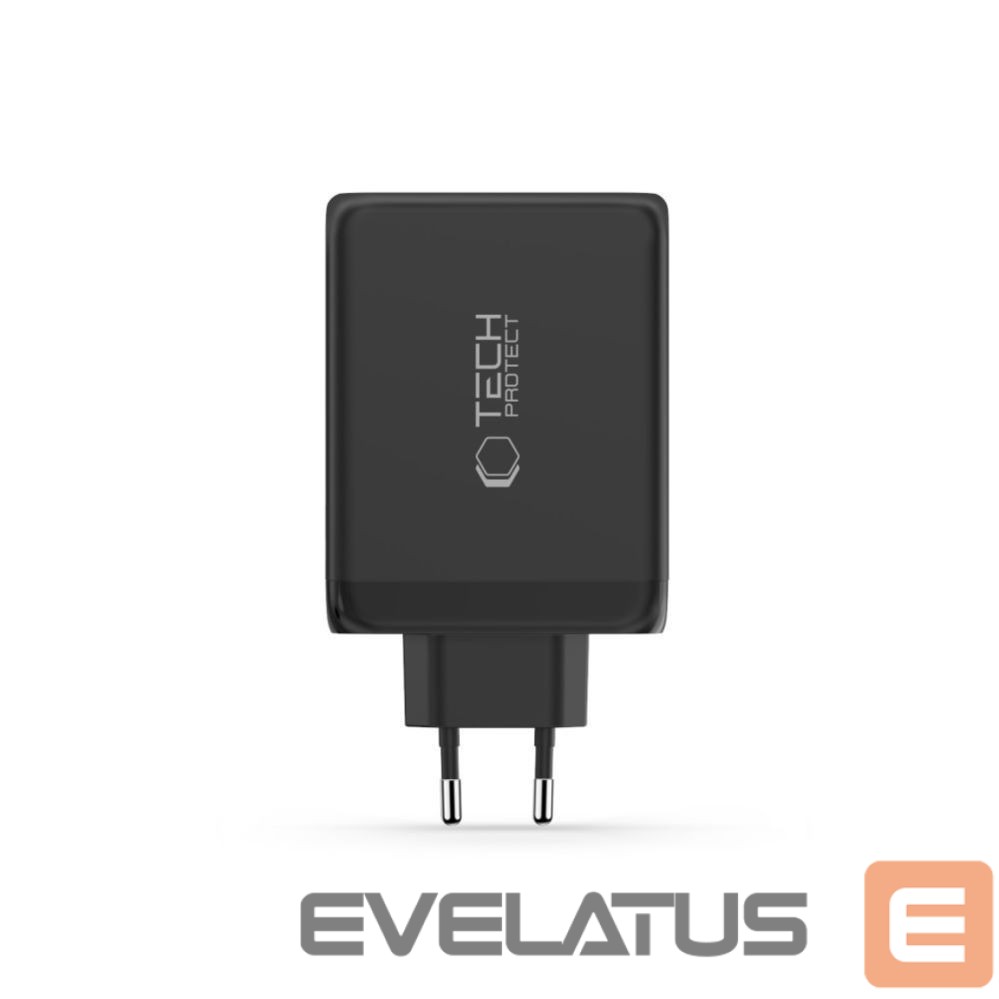 Muud kaubad Tech-Protect Tech-Protect NC200W-GaN 4-Port 200W Wall Charger - Black