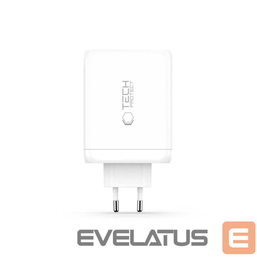 Muud kaubad Tech-Protect Tech-Protect NC200W-GaN 4-Port 200W Wall Charger - White