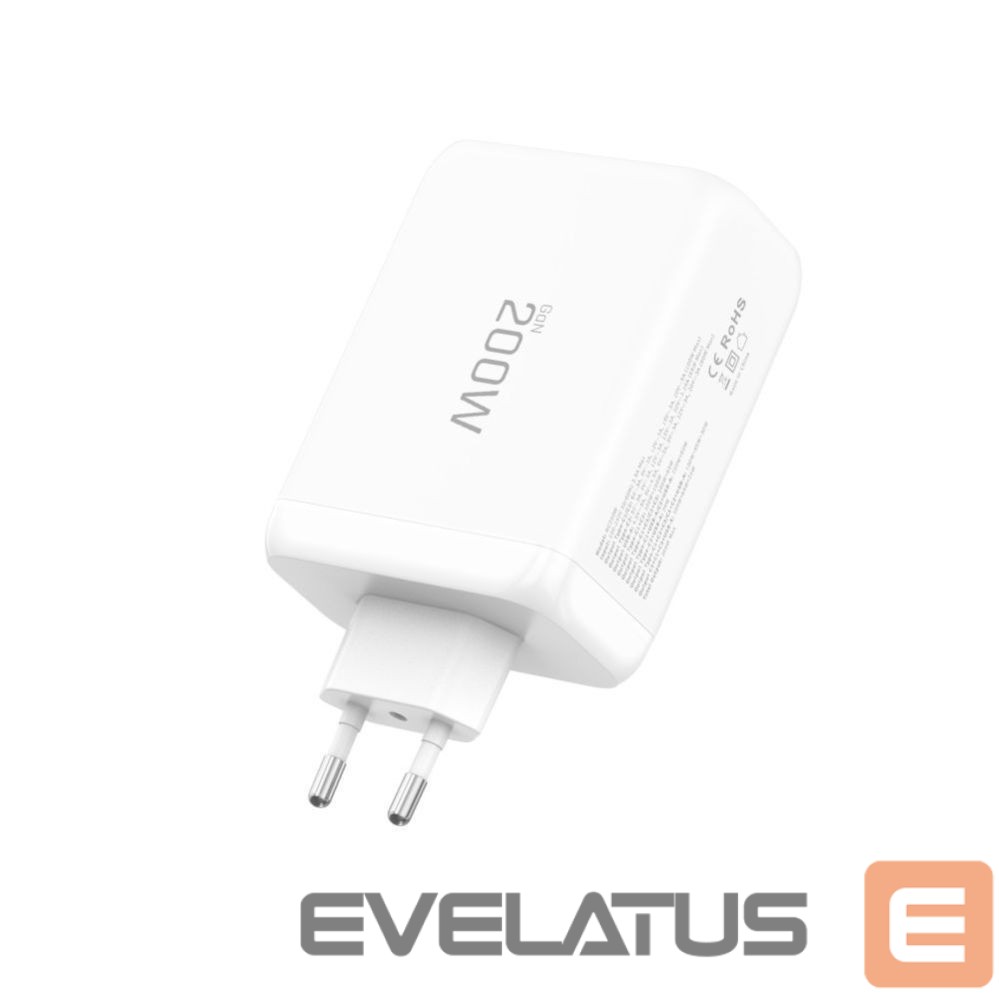 Muud kaubad Tech-Protect Tech-Protect NC200W-GaN 4-Port 200W Wall Charger - White