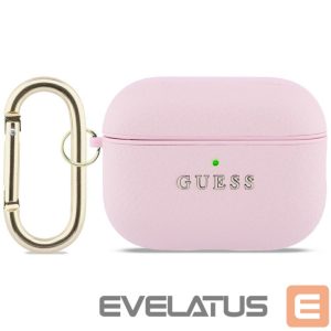 Muud kaubad Guess  Guess Grained Classic Logo Case for AirPods Pro 3 - Pink 