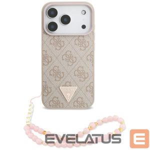 Muud kaubad Guess  Guess 4G Strap Triangle Logo MagSafe Case for iPhone 17 Pro - Pink 