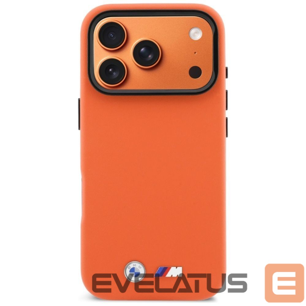 Muud kaubad BMW BMW M Metal Logo MagSafe Case for iPhone 17 Pro Max - Orange