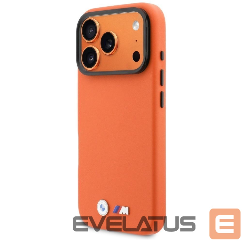 Muud kaubad BMW BMW M Metal Logo MagSafe Case for iPhone 17 Pro - Orange