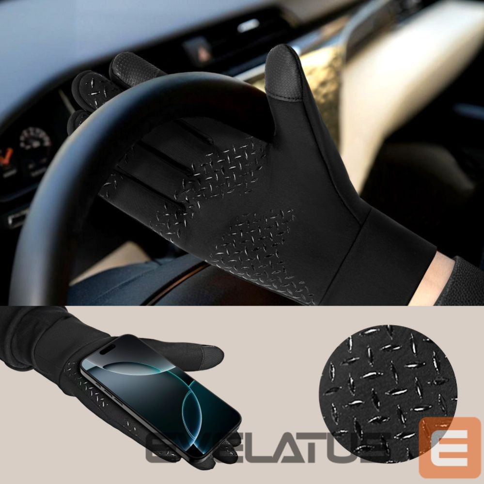 Jalgratta tarvik Tech-Protect Tech-Protect WG01 Gloves with Touch Tips M - Black
