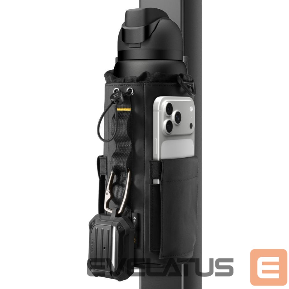Jalgratta tarvik Spigen Spigen Tumbler Holder Bag Magnetic for Water Bottle, Phone, Keys - Black