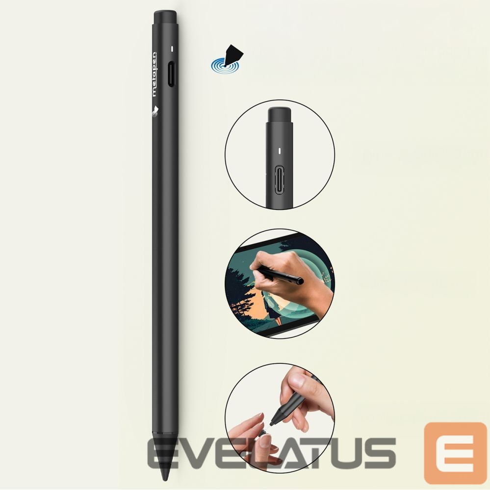 Puutepliiats Metapen Metapen Pen G1 stylus - black