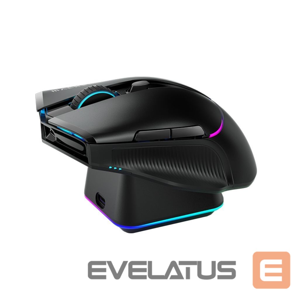 Muu Machenike Machenike L8 Pro Wireless Gaming Mouse with Charging Station - Black