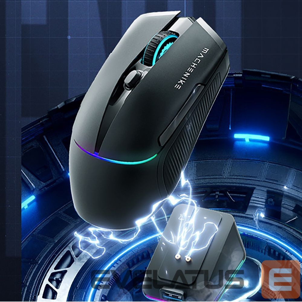 Muu Machenike Machenike L8 Pro Wireless Gaming Mouse with Charging Station - Black