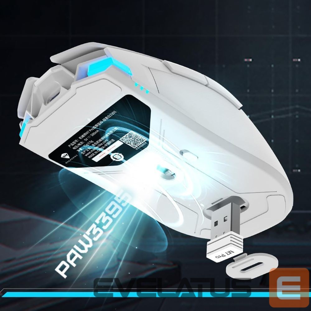 Muu Machenike Machenike M7 Pro Wireless Gaming Mouse - White