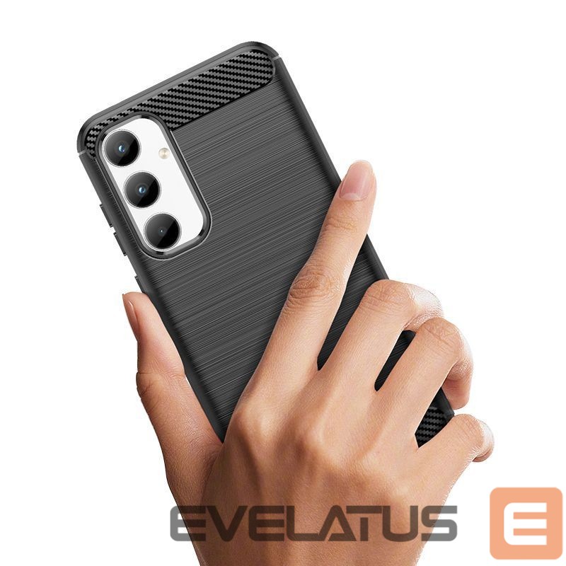 Muud kaubad Hurtel Carbon Case for Samsung Galaxy A35 - black