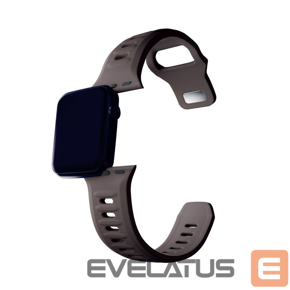 Muud kaubad 3MK 3mk Silicone Watch Strap for Apple Watch 38/40/41 mm - Dark Gray