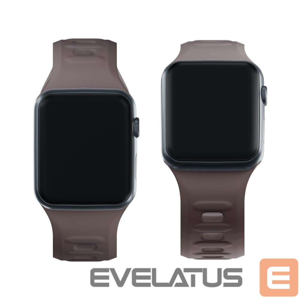 Muud kaubad 3MK 3mk Silicone Watch Strap for Apple Watch 38/40/41 mm - Dark Gray