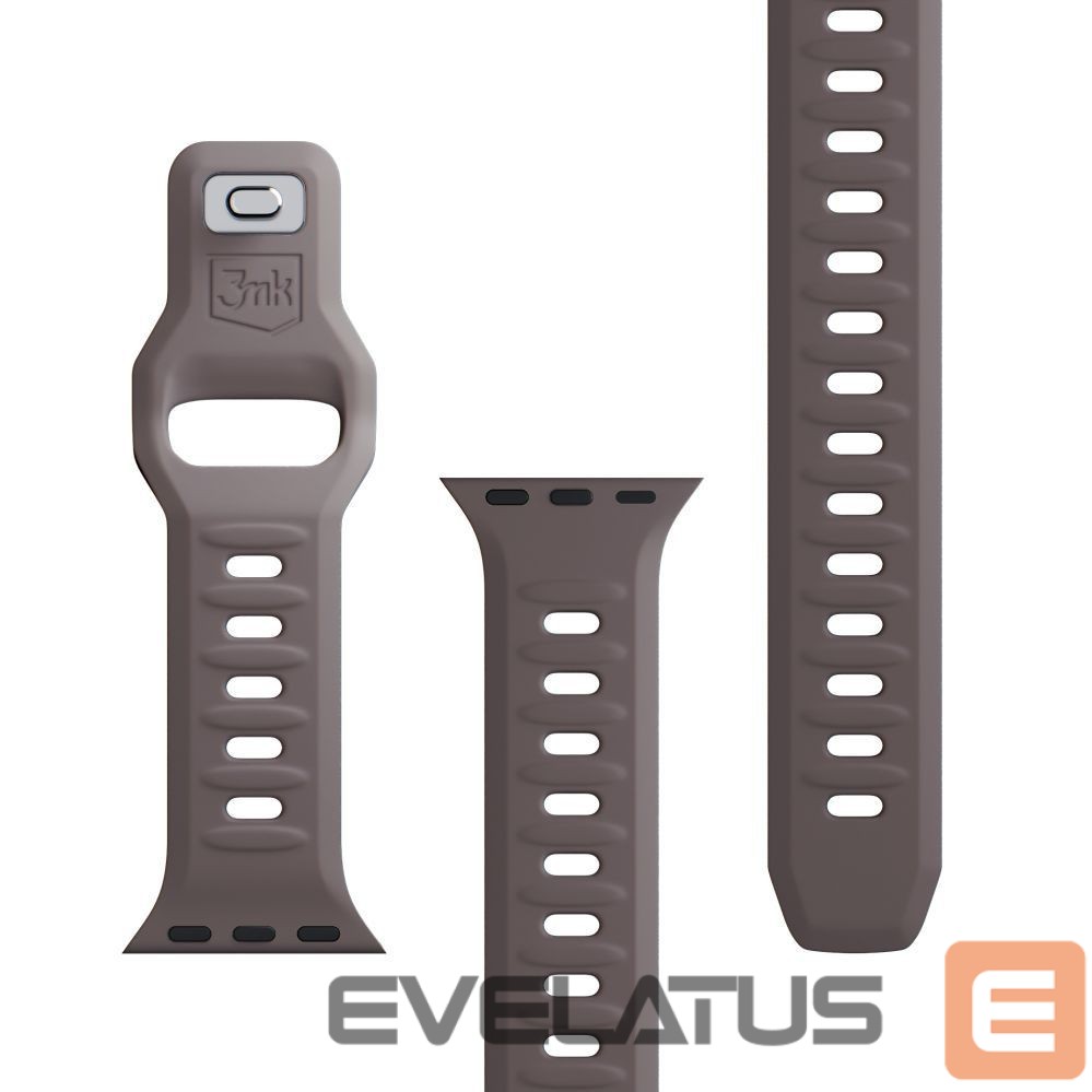 Muud kaubad 3MK 3mk Silicone Watch Strap for Apple Watch 38/40/41 mm - Dark Gray