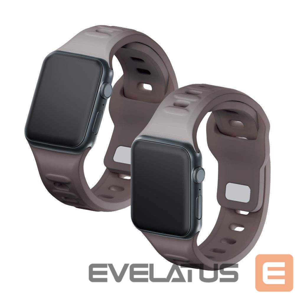 Muud kaubad 3MK 3mk Silicone Watch Strap for Apple Watch 38/40/41 mm - Dark Gray
