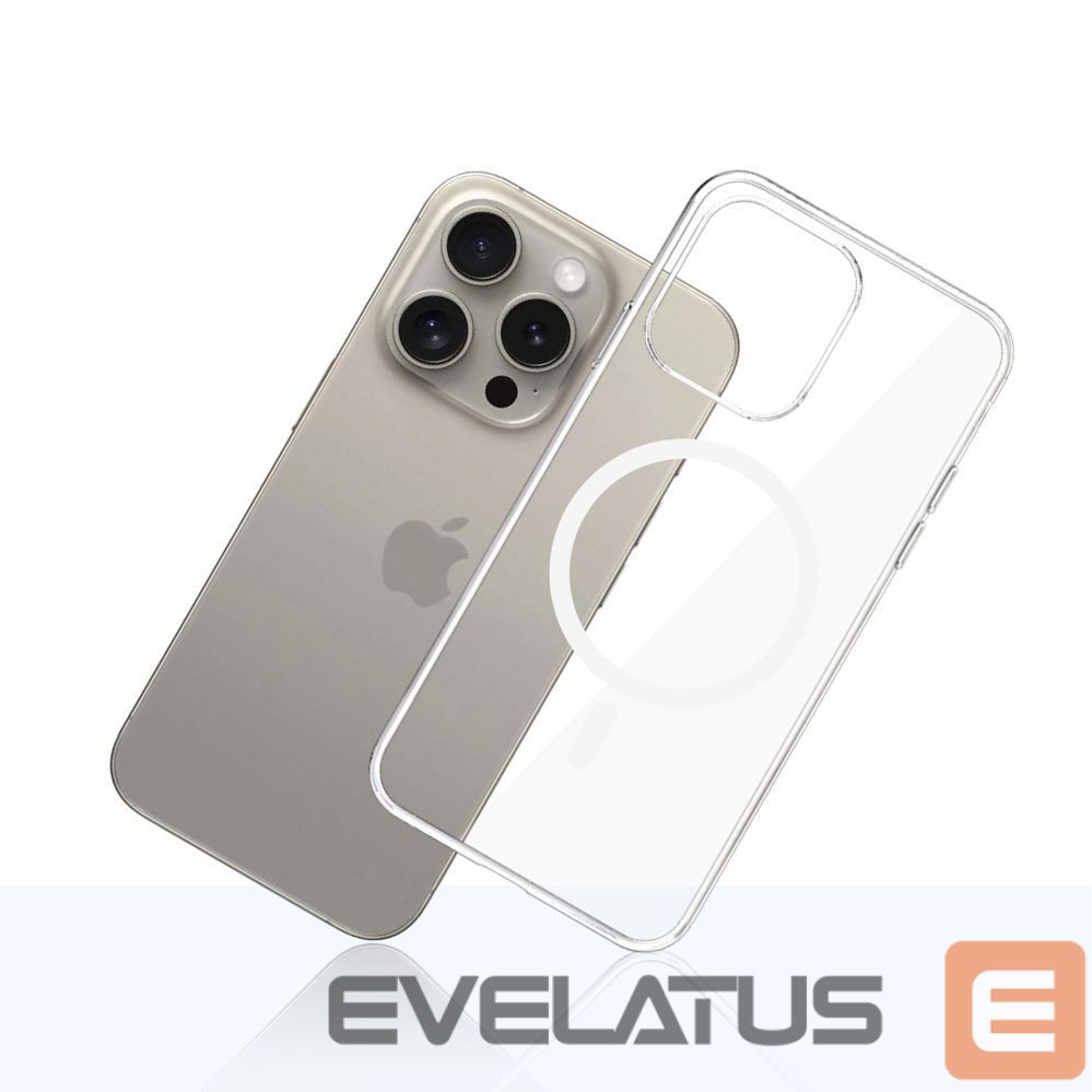 Muud kaubad 3MK 3mk Clear MagCase Case for Apple iPhone 15 Pro Max - Transparent