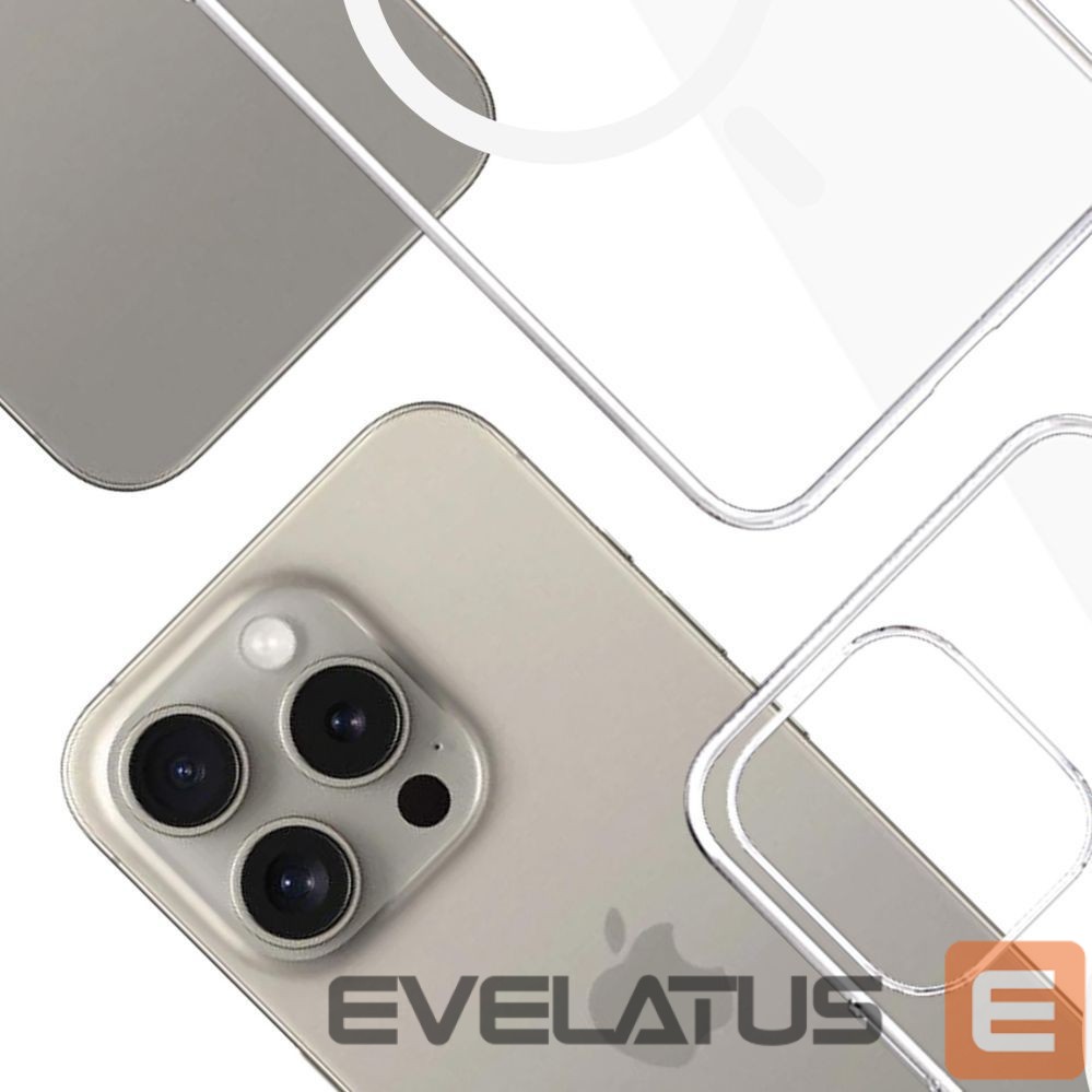 Muud kaubad 3MK 3mk Clear MagCase Case for Apple iPhone 15 Pro Max - Transparent