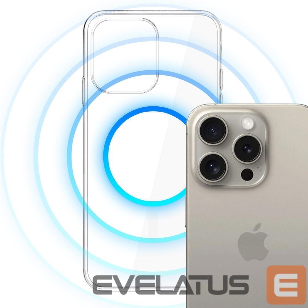 Muud kaubad 3MK 3mk Clear MagCase Case for Apple iPhone 15 Pro Max - Transparent