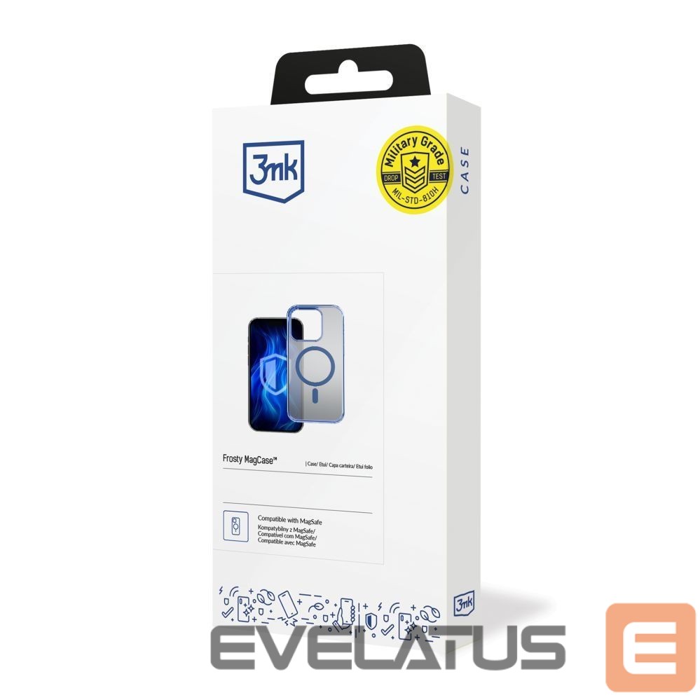 Muud kaubad 3MK 3mk Frosty MagCase Blue Case for Apple iPhone 15 Pro Max - Blue