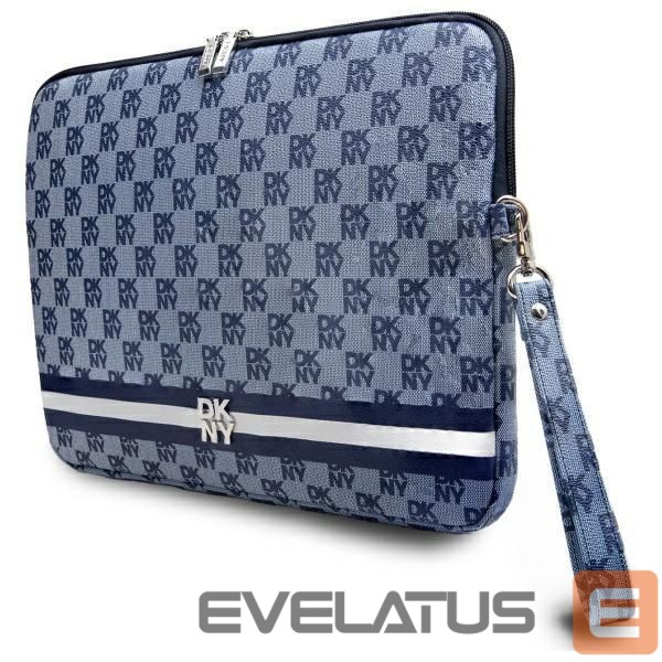 Muud kaubad DKNY DKNY Sleeve Checkered Pattern Printed Stripes 14" Laptop Case - Blue