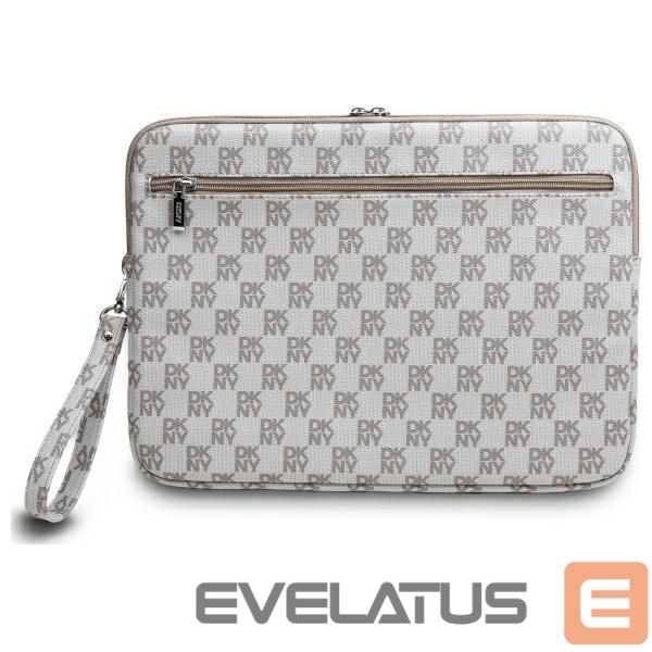 Muud kaubad DKNY DKNY Sleeve Checkered Pattern Printed Stripes 14" Laptop Case - Beige