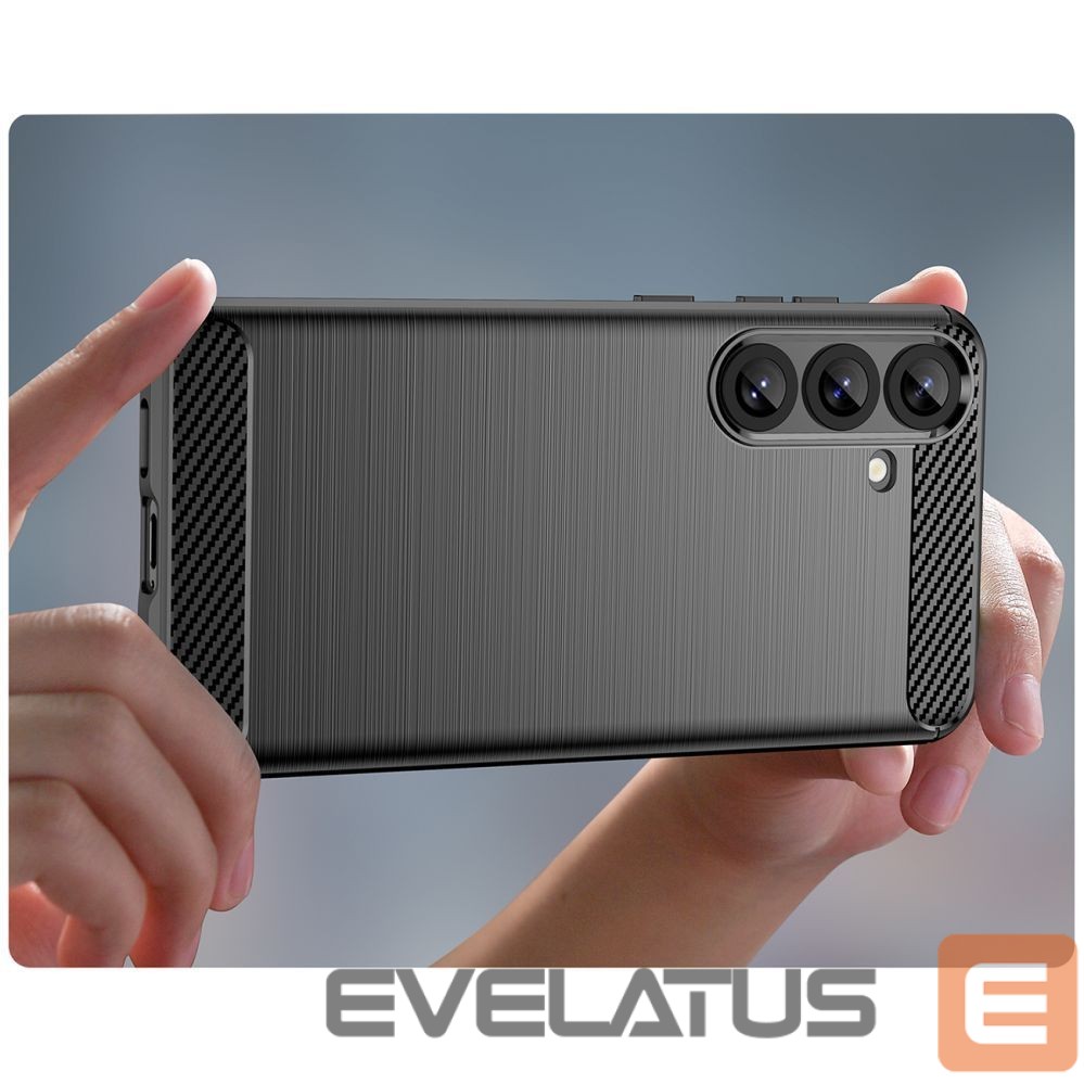 Muud kaubad Hurtel Carbon Case for Samsung Galaxy S25+ - Black