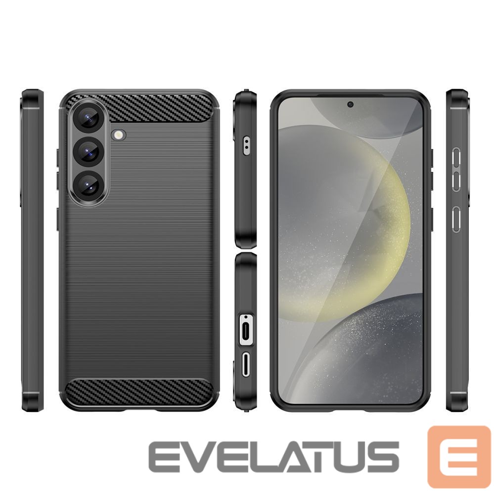 Muud kaubad Hurtel Carbon Case for Samsung Galaxy S25+ - Black