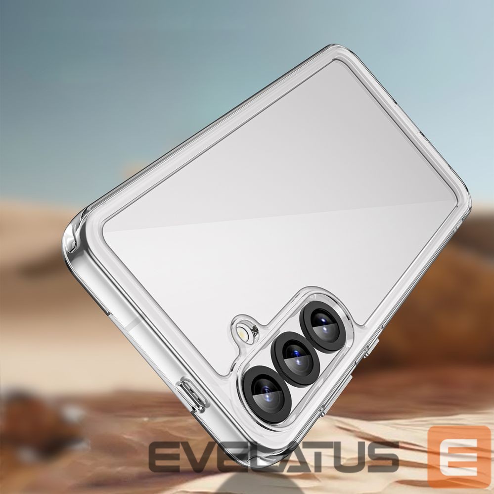 Muud kaubad Hurtel Outer Space Case with Gel Frame for Samsung Galaxy S25+ - Transparent