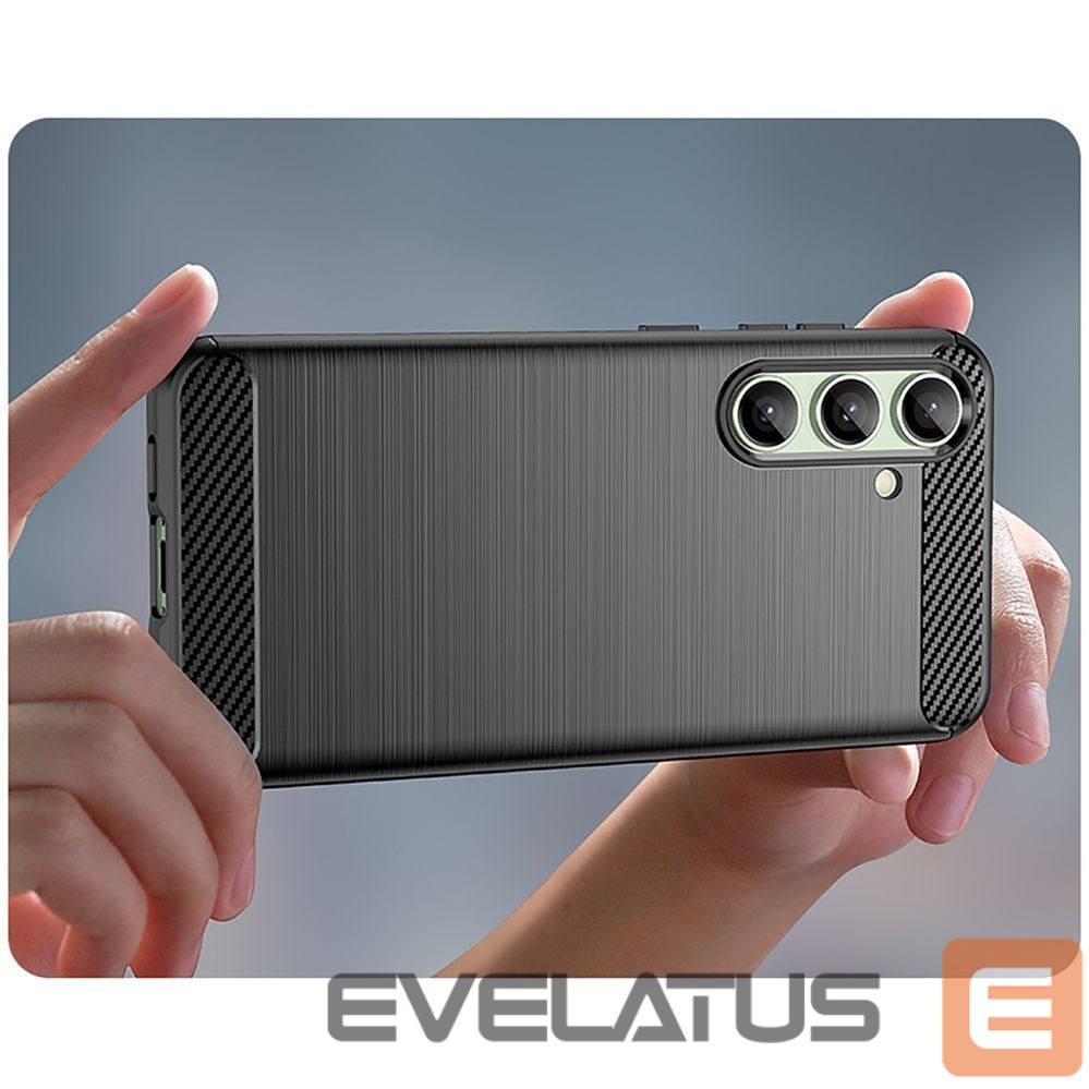 Muud kaubad Hurtel Carbon Case for Samsung Galaxy S24 FE - Black