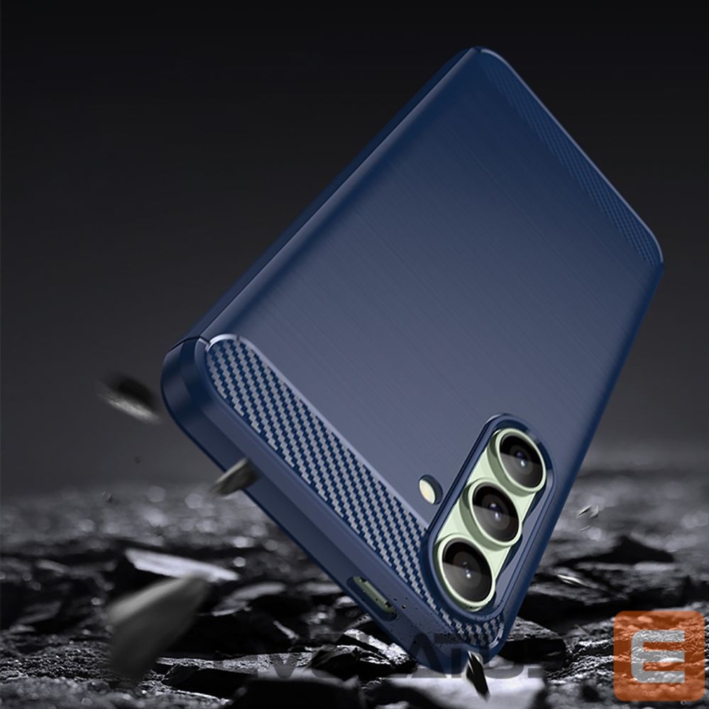 Muud kaubad Hurtel Carbon Case for Samsung Galaxy S24 FE - Blue