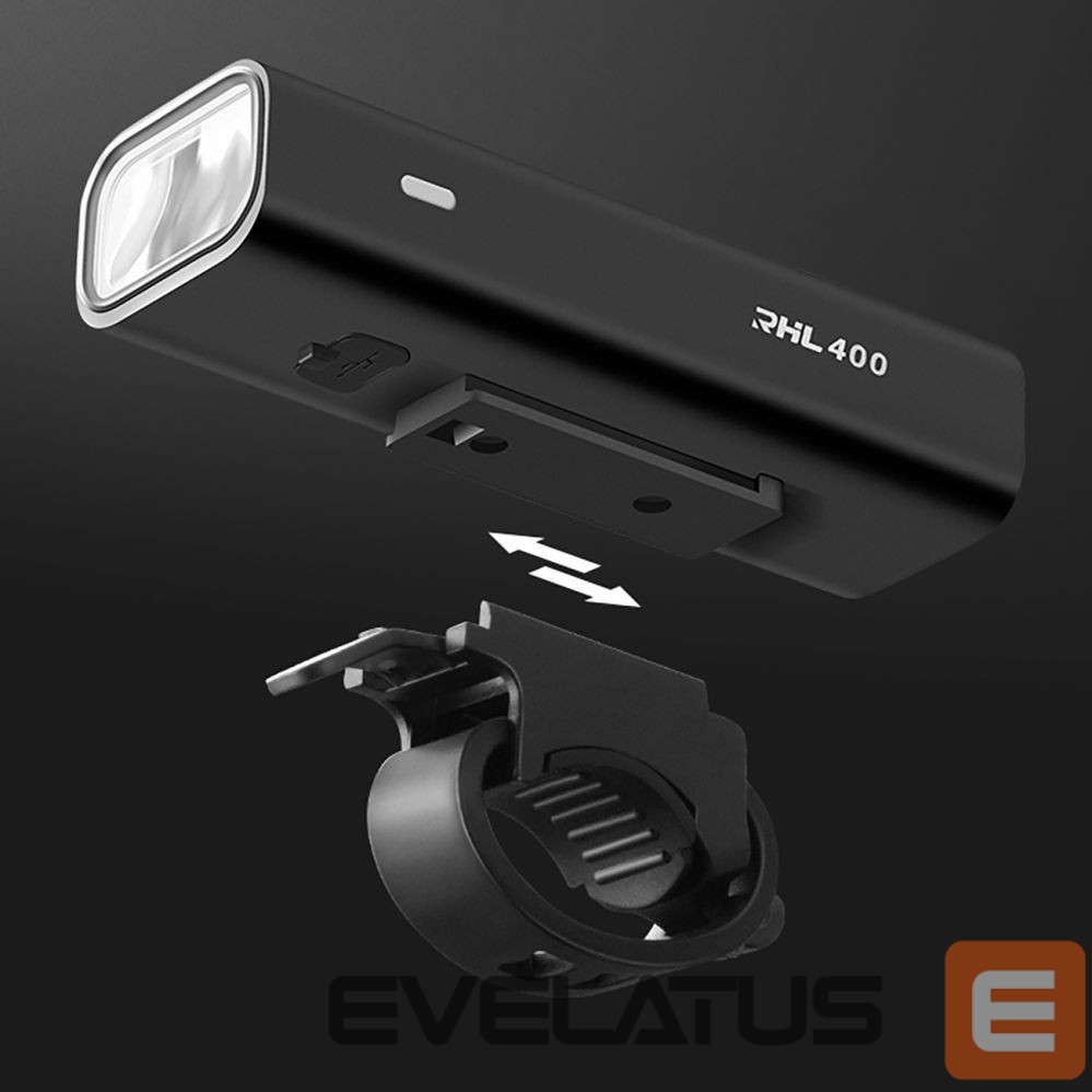 Elektrisõidukite lisavarustus Wozinsky Wozinsky WSBLB2 Front (400 lm) and Rear USB-C Bike Light Set - Black
