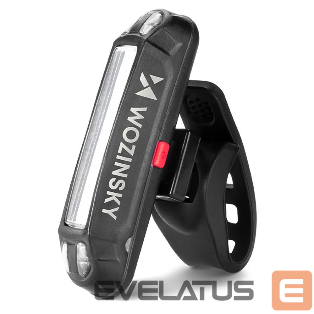 Elektrisõidukite lisavarustus Wozinsky Wozinsky WSBLB2 Front (400 lm) and Rear USB-C Bike Light Set - Black