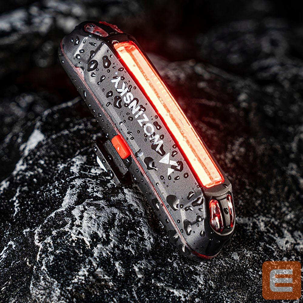 Elektrisõidukite lisavarustus Wozinsky Wozinsky WSBLB2 Front (400 lm) and Rear USB-C Bike Light Set - Black