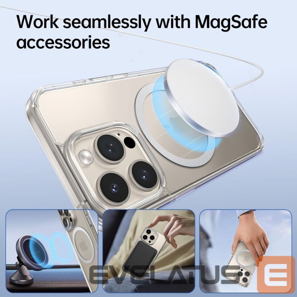 Muud kaubad Tech-Protect Tech-Protect MMP-110 2in1 MagSafe Ring - Silver / Silver