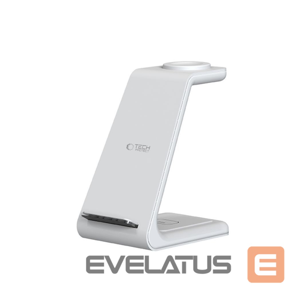 Muud kaubad Tech-Protect Tech-Protect QI15W-A36 3in1 Charging Station for Apple - White