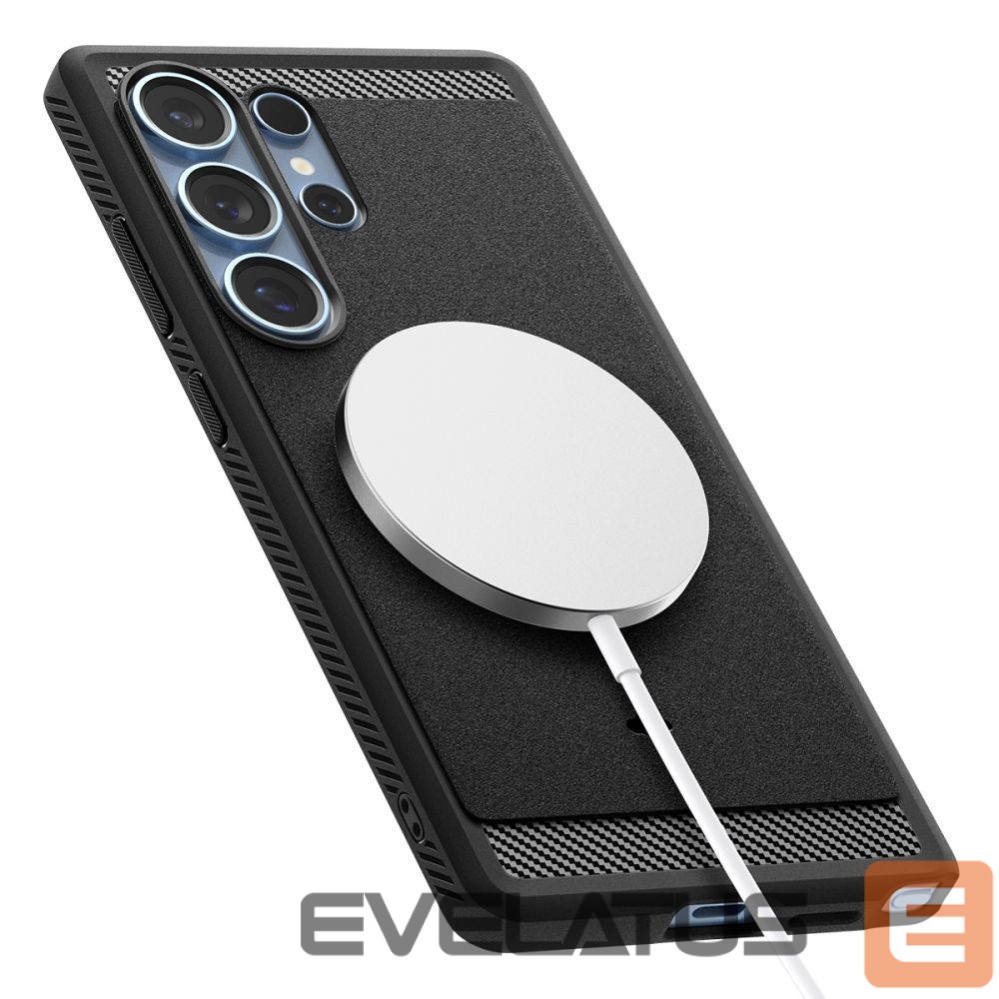 Muud kaubad Spigen Spigen Rugged Armor Mag Case for Samsung Galaxy S25 Ultra - Black