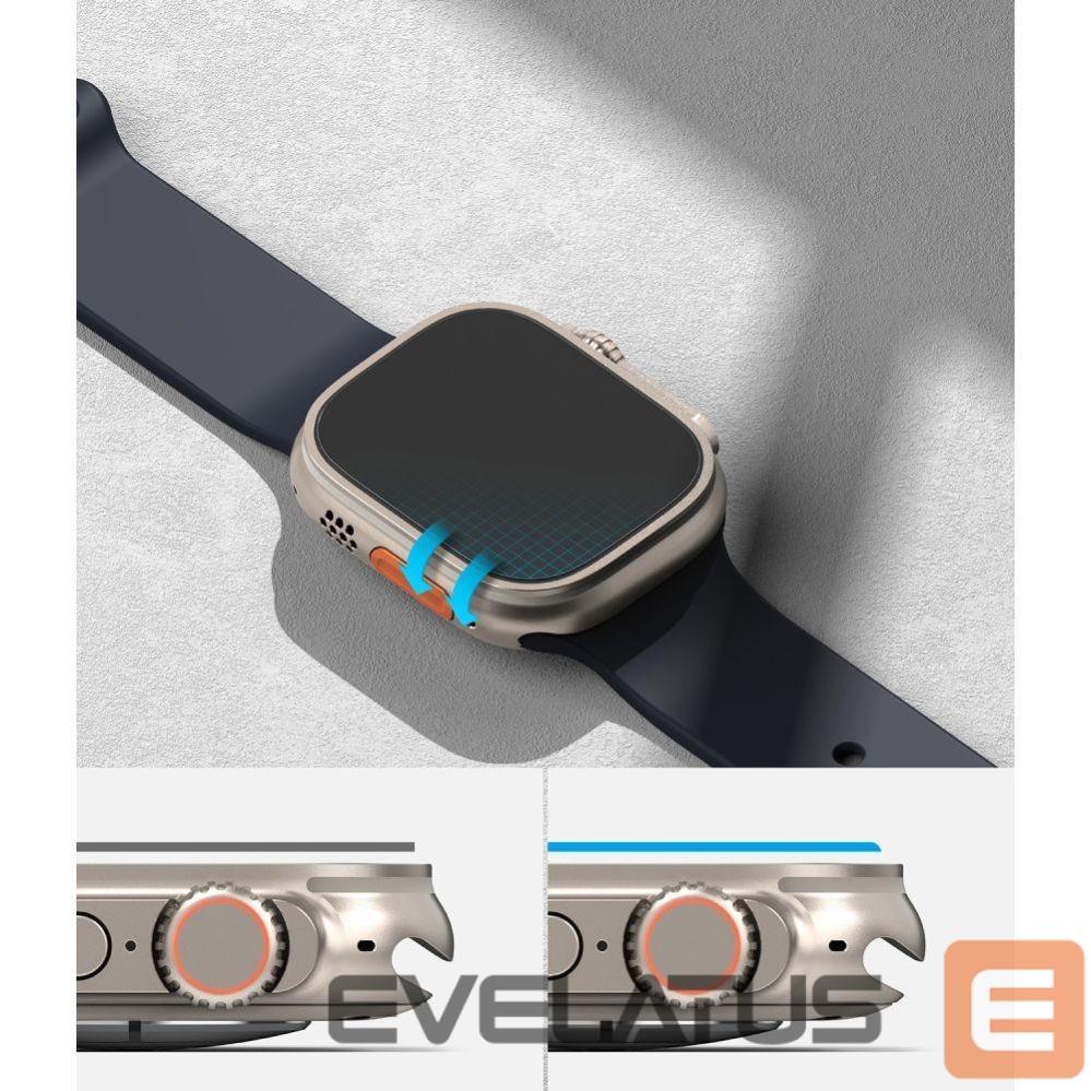 Muud kaubad Ringke Ringke ID FC Glass 4-pack tempered glass for Apple Watch Ultra 1 / 2 (49 mm)