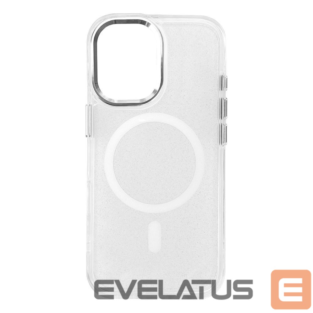 Tagakaaned Hurtel Glitter Case with MagSafe for Samsung Galaxy A36 5G - White